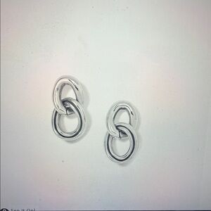 ♾️🆕❤️Brighton Interlok Chain Post Drop Earrings NWT